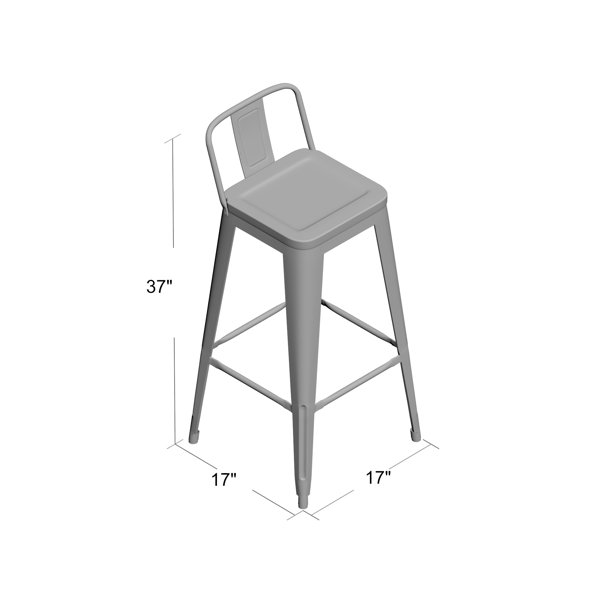 Zipcode Design™ Irvington Solid Wood Counter & Bar Stool & Reviews